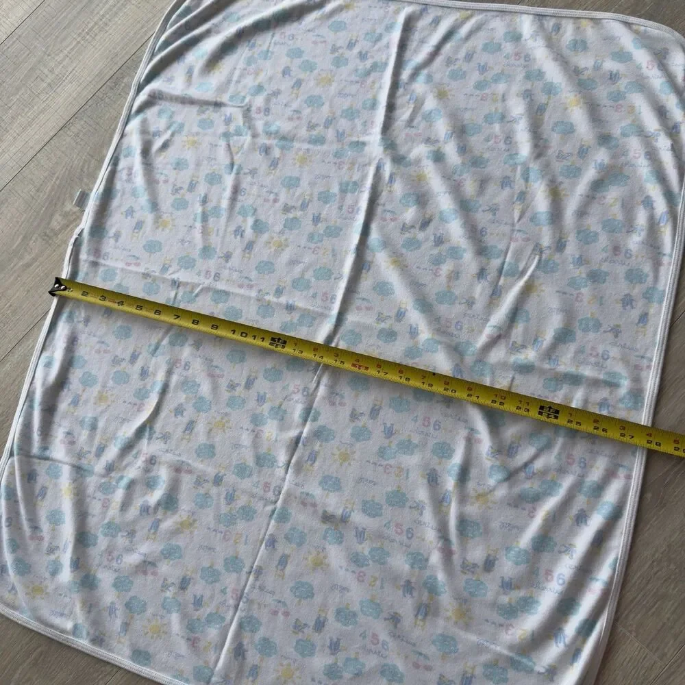 Oshkosh B’Gosh Vintage Baby Blanket Cotton Cherries Trees Fruit Gender Neutral